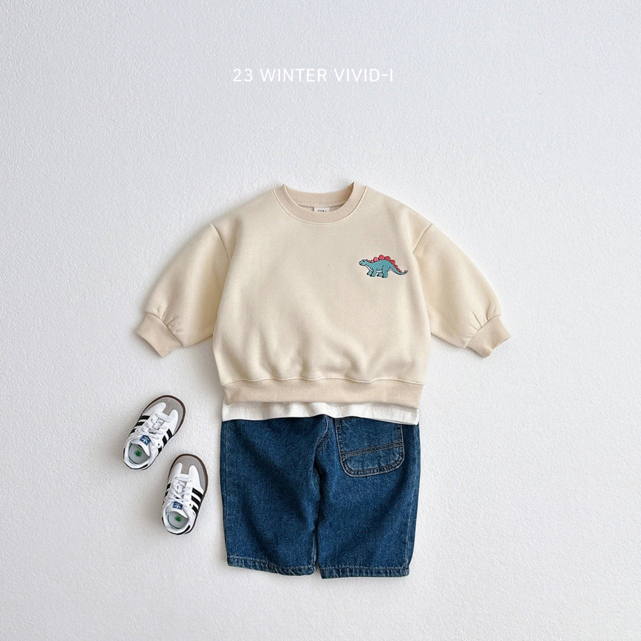 (2-5Y) Winter Dino Sweatshirts