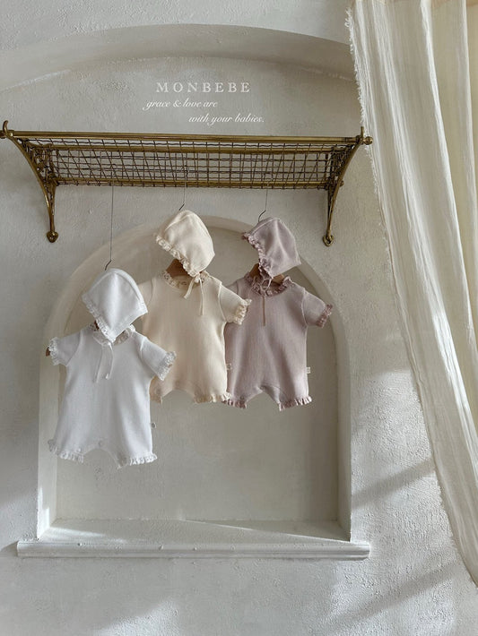 [Preorder] Summer Waffle Bodysuit Set (Baby)