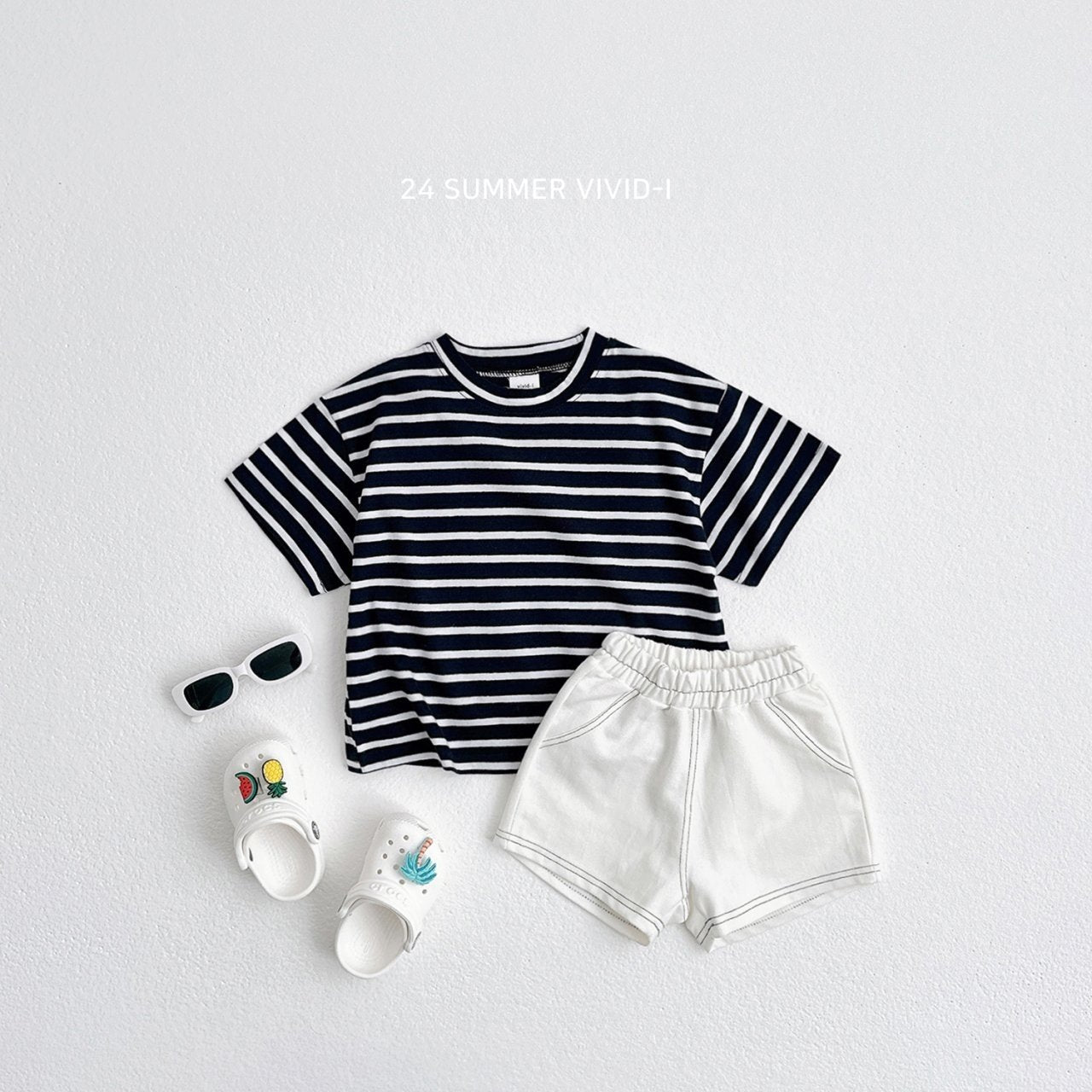 Summer Stripe Loose-fit Tee