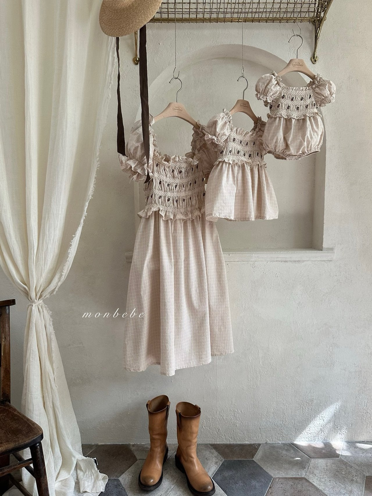 [Preorder] Cherry Embroidery Collection (Baby/Kids/Mom)