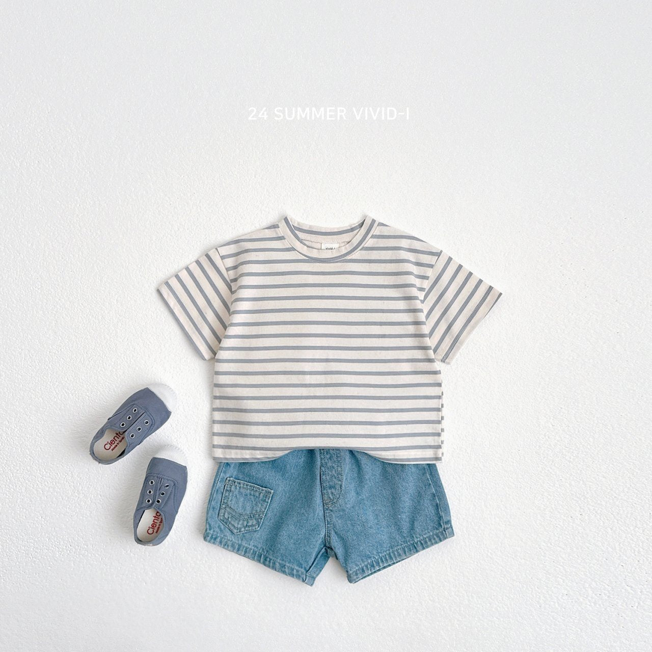 Summer Stripe Loose-fit Tee