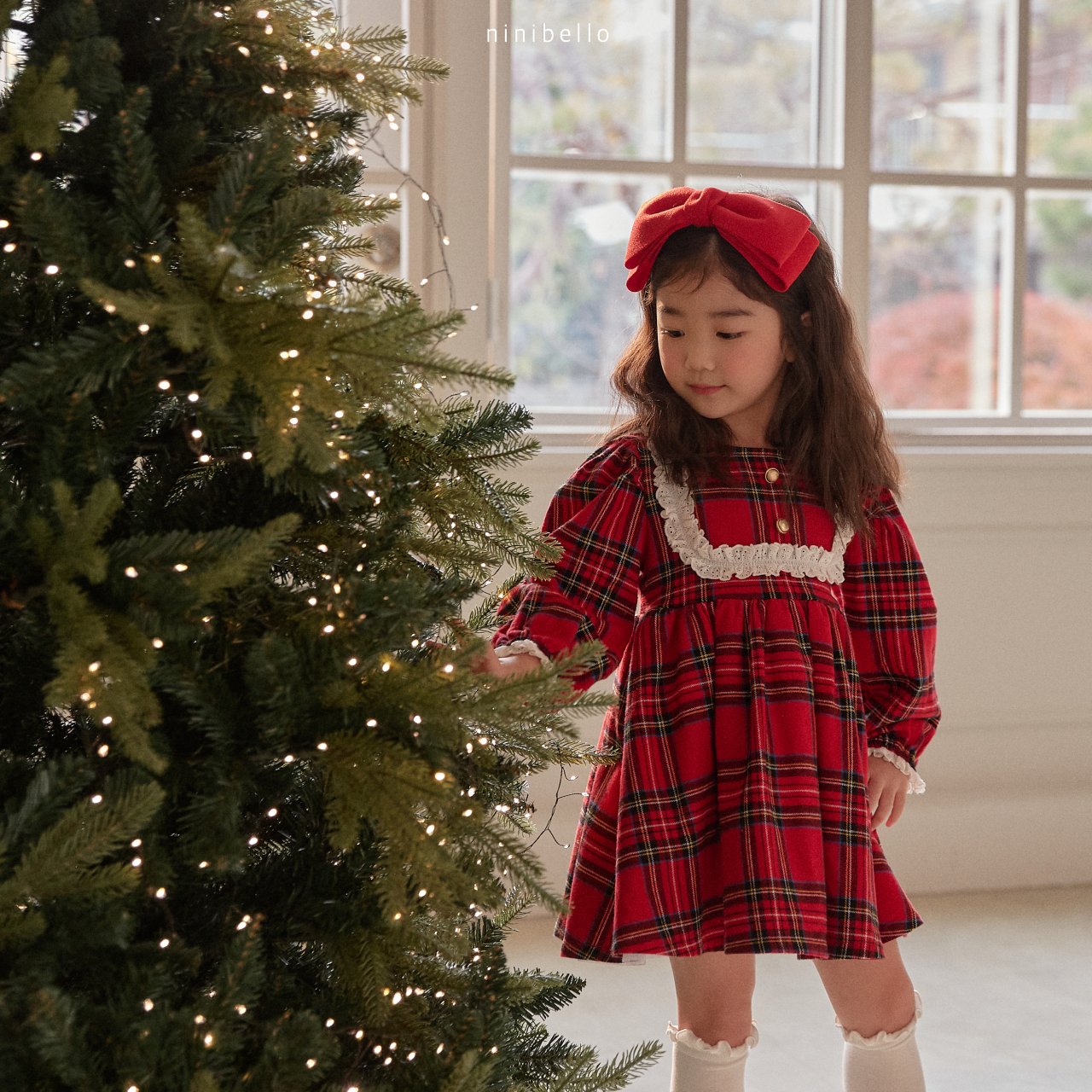 (2-3Y) Christmas Baby Doll Dress