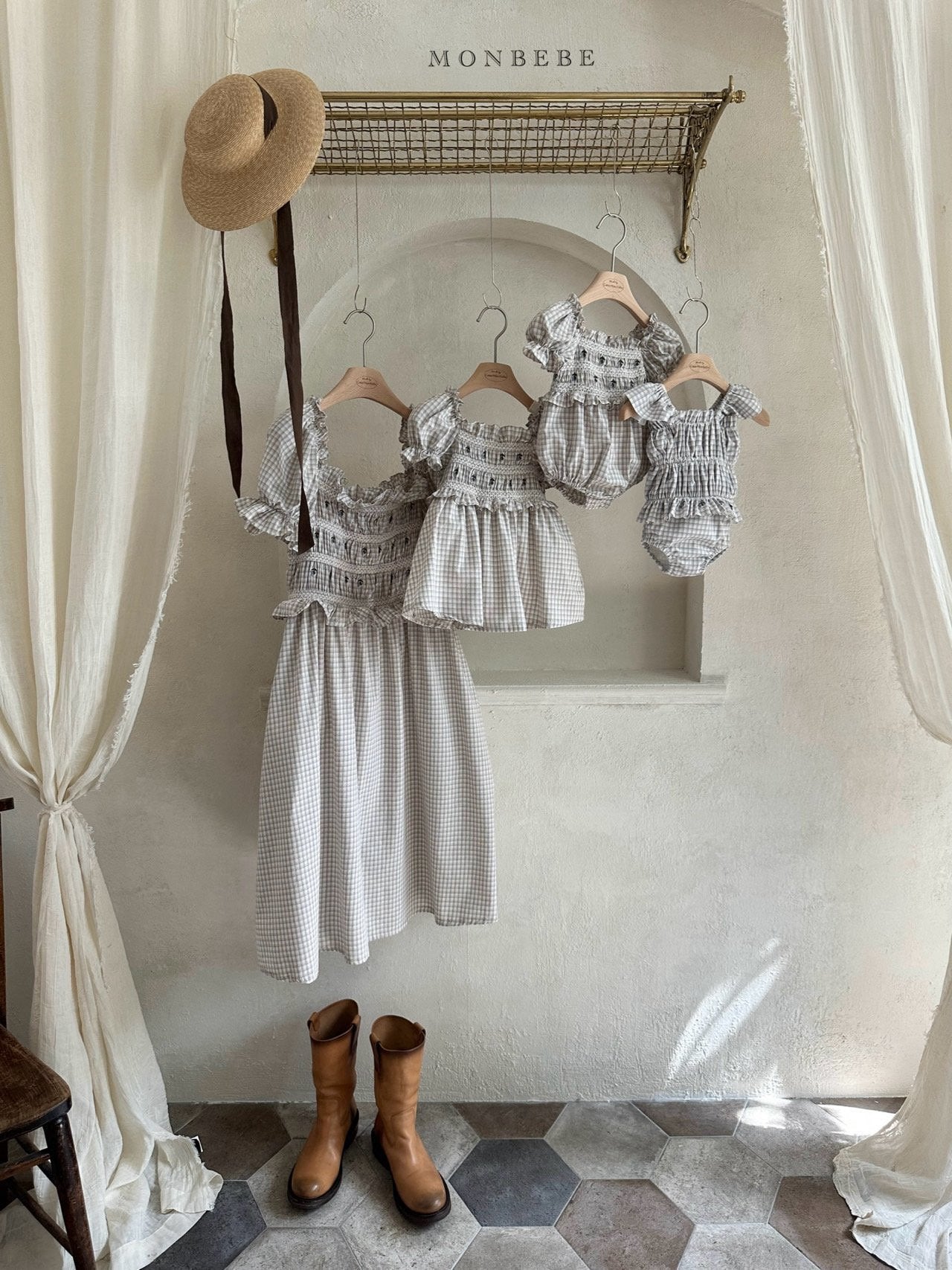 [Preorder] Cherry Embroidery Collection (Baby/Kids/Mom)