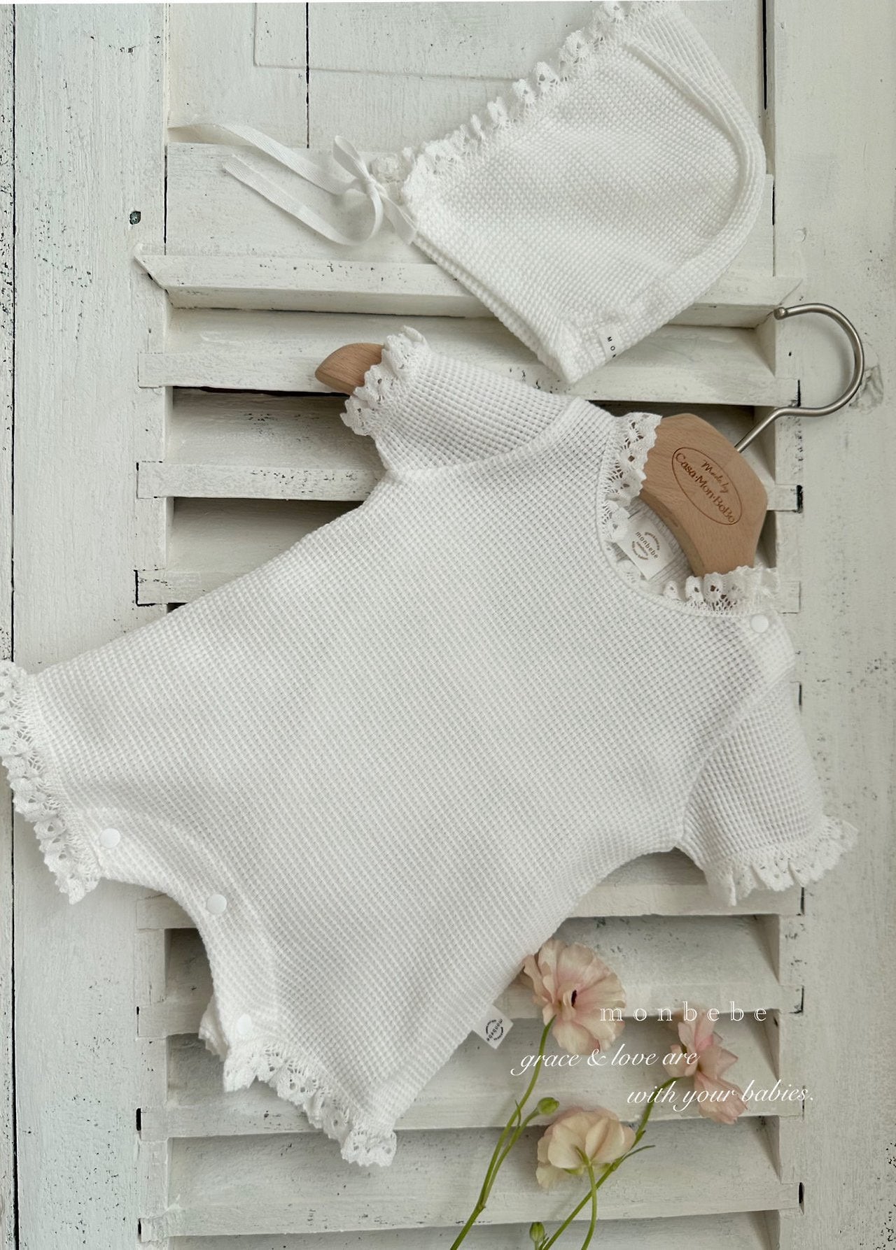 [Preorder] Summer Waffle Bodysuit Set (Baby)