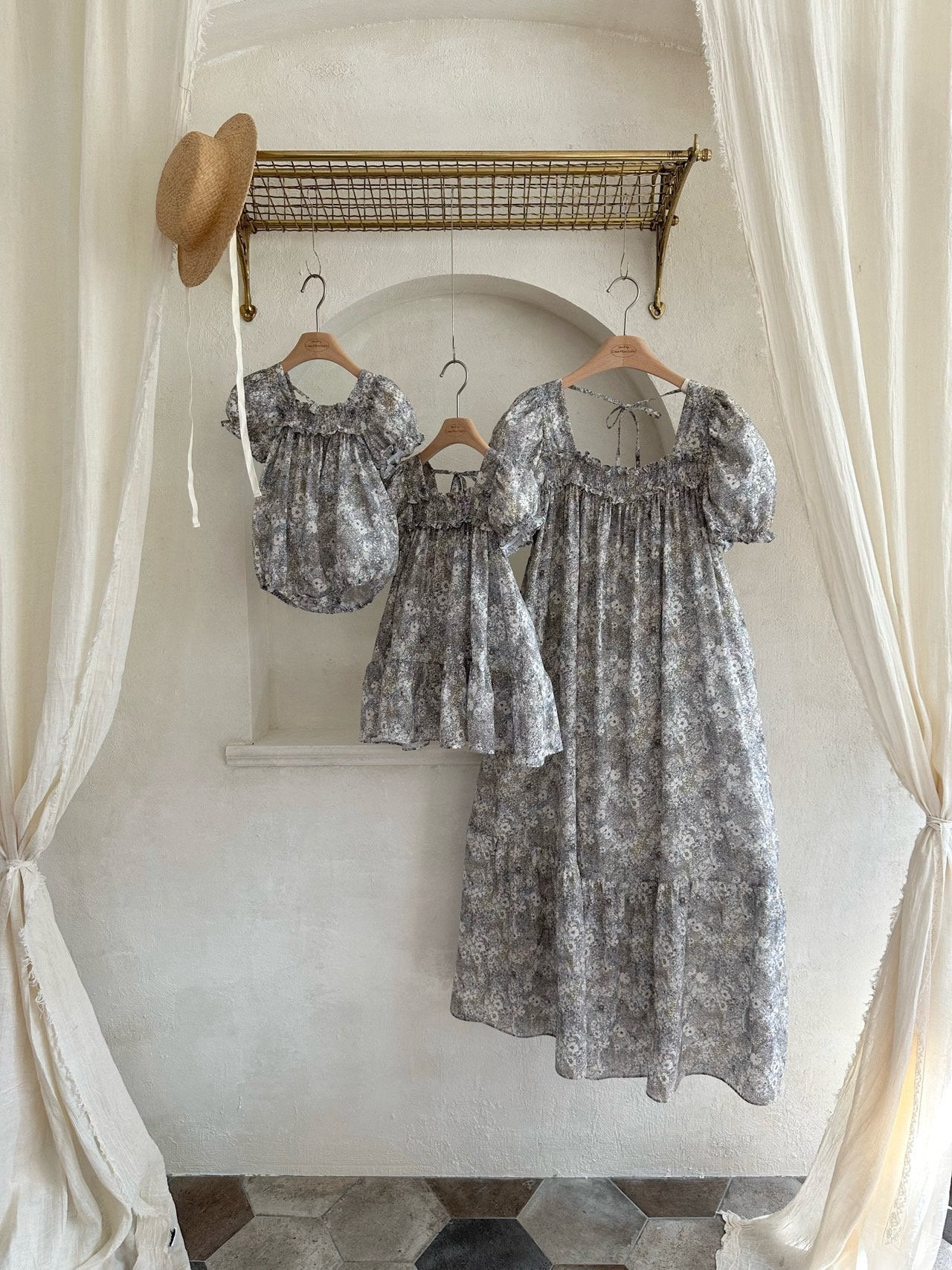 [Preorder] Hazy Floral Collection (Baby/Kids/Mom)
