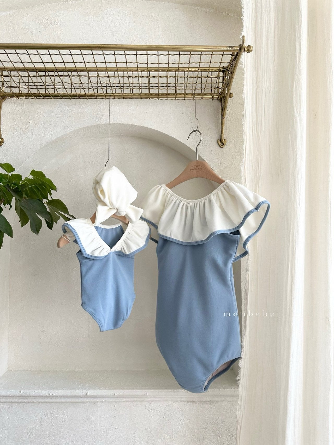 [Preorder] Multibalm Frill Swimsuit (Kids/Mom) (3 colors)
