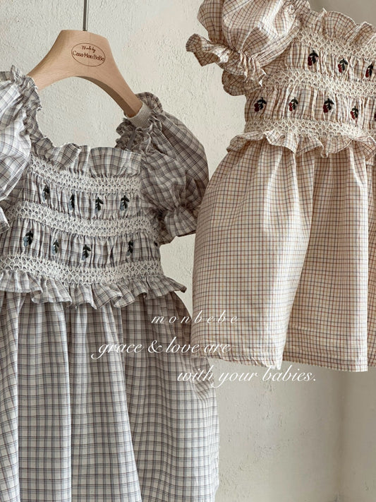 [Preorder] Cherry Embroidery Collection (Baby/Kids/Mom)