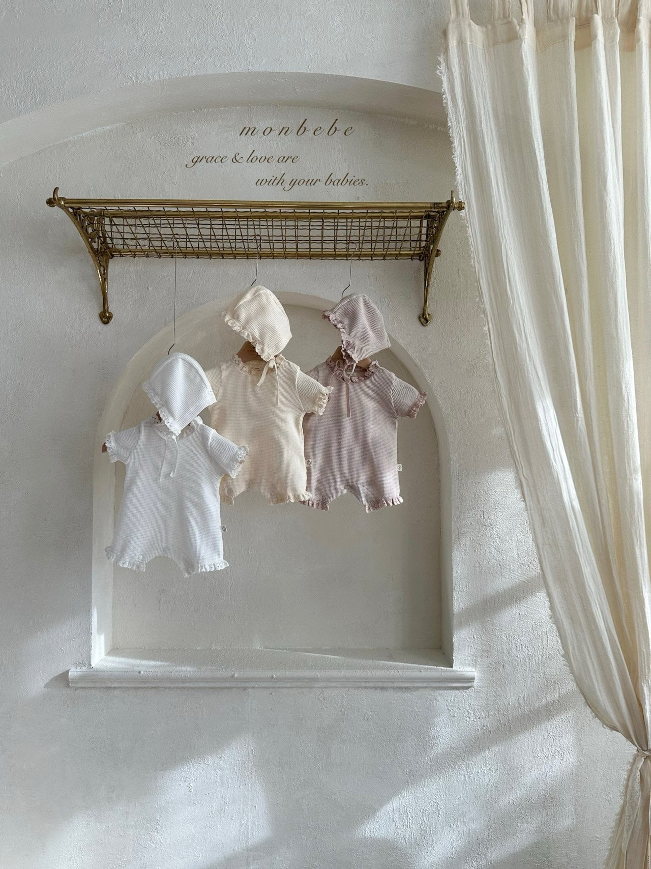 [Preorder] Summer Waffle Bodysuit Set (Baby)