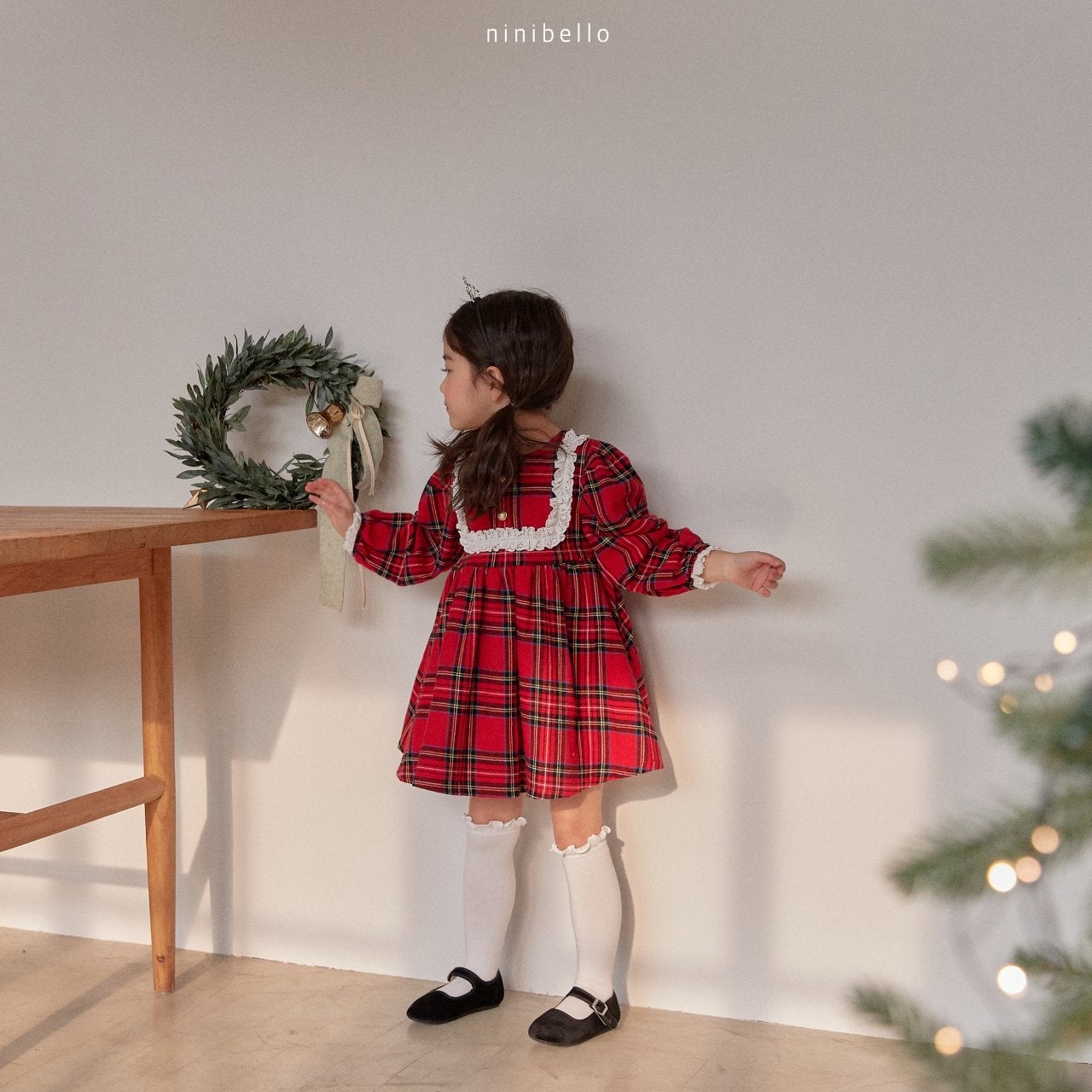 (2-3Y) Christmas Baby Doll Dress