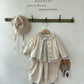 [Preorder] Argyle Eyelet Cardigan