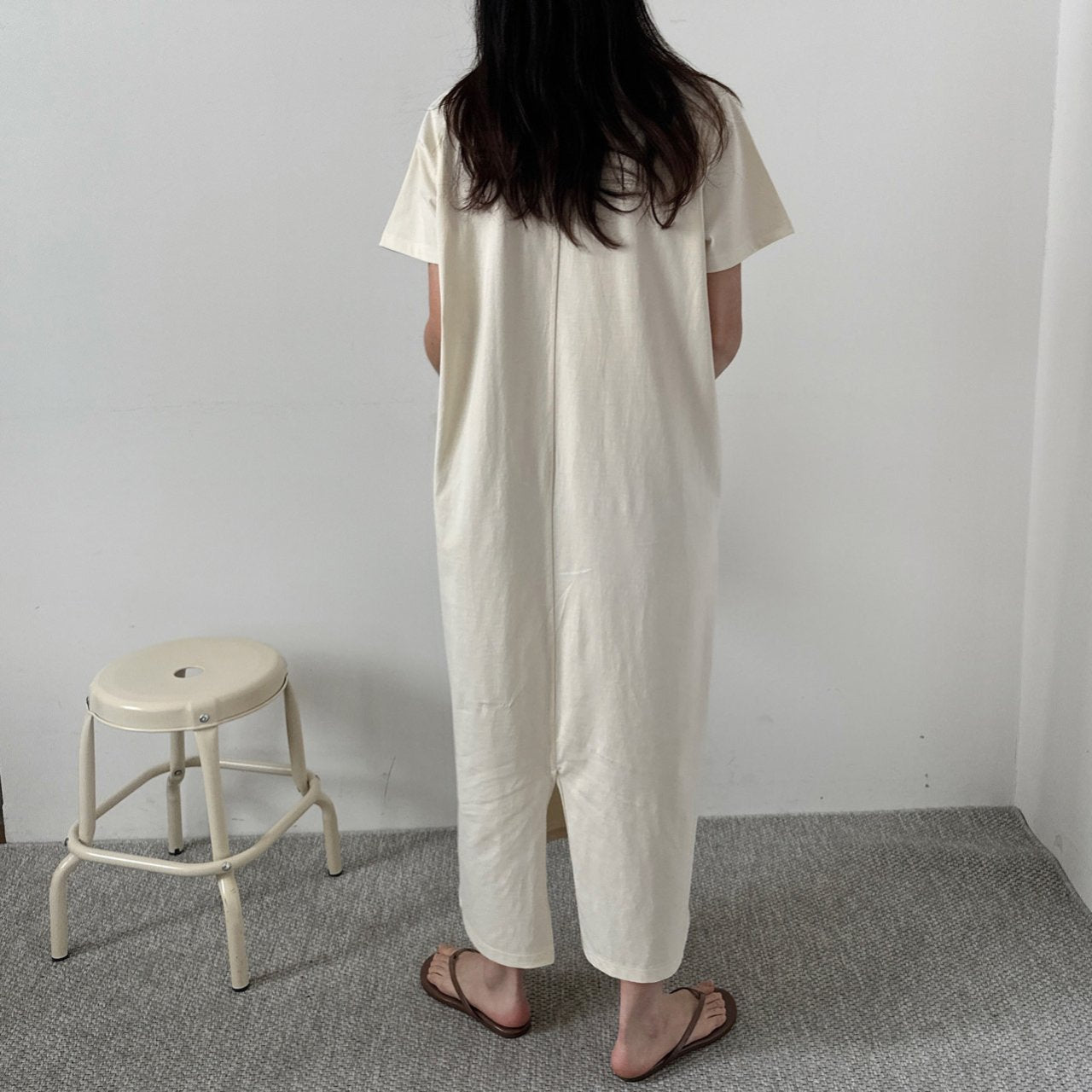 Cotton Basic Long Dress