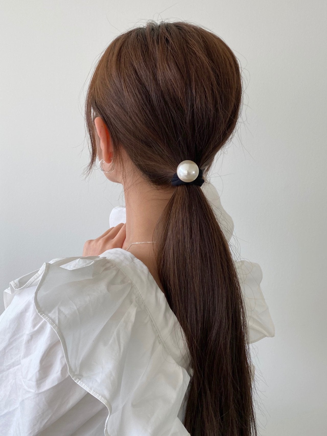 Faux Pearl Hair Ties