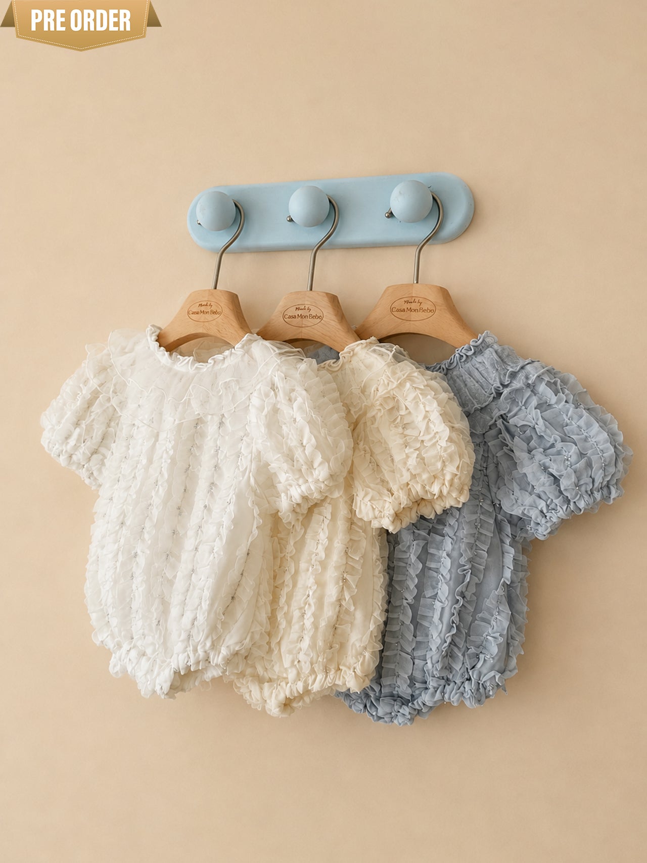 [Preorder] Chiffon Ruffle Special Romper