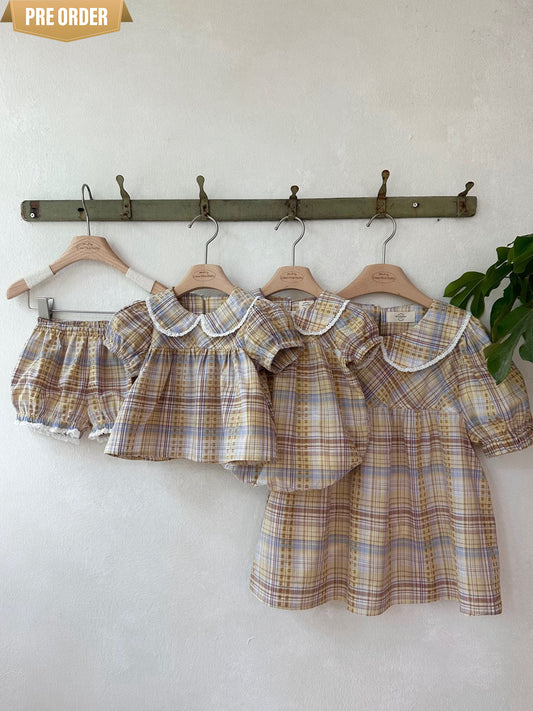 [Preorder] Check Peony Collection (Baby/Kids/Mom)
