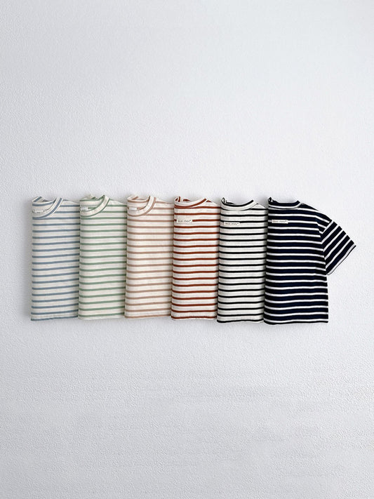 Summer Stripe Loose-fit Tee