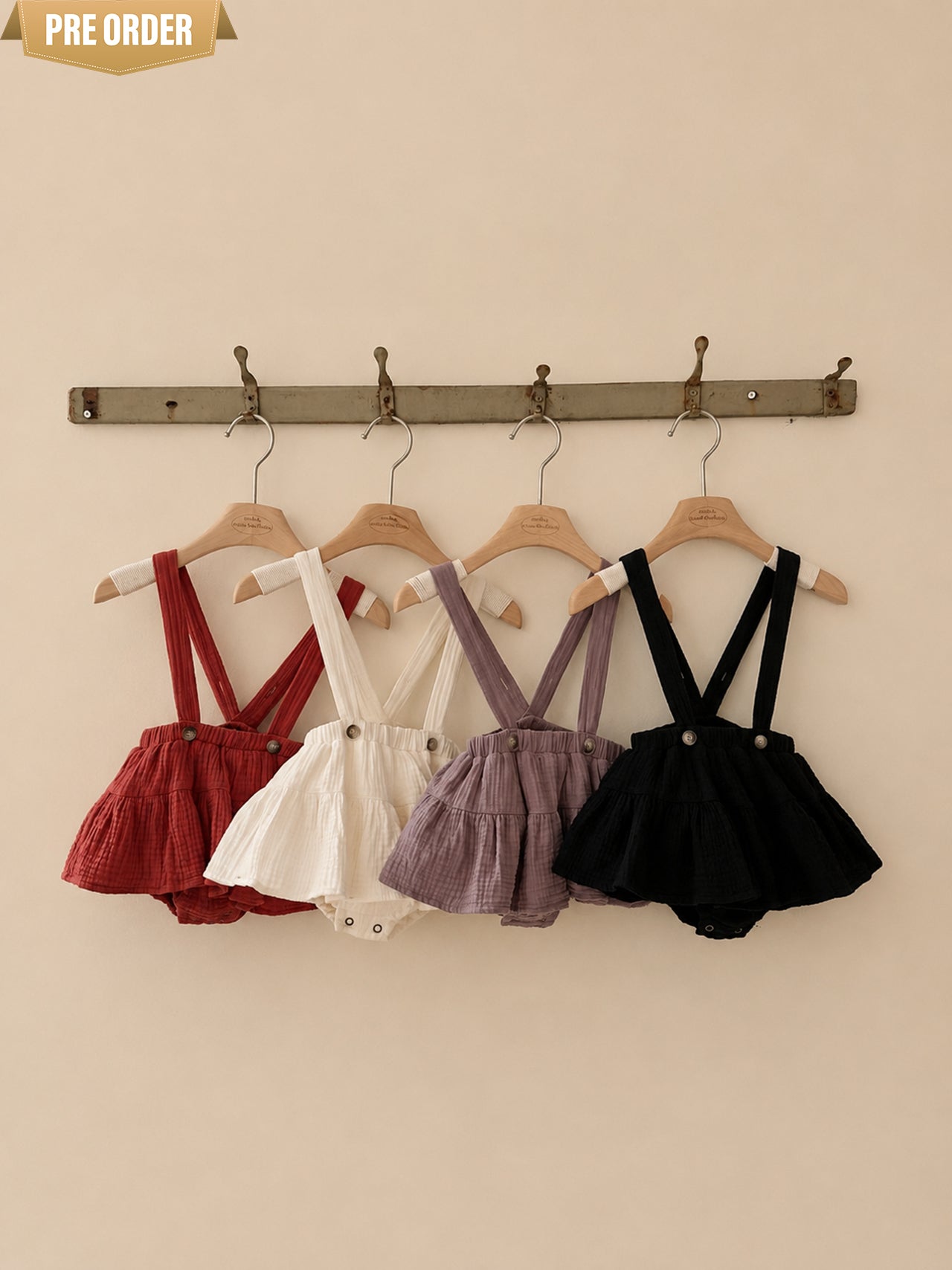 [Preorder] New Ruffle Suspender Bloomer Skirt