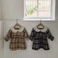 [Preorder] Wool Check Dress