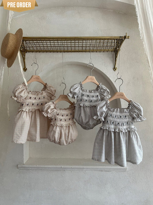 [Preorder] Cherry Embroidery Collection (Baby/Kids/Mom)