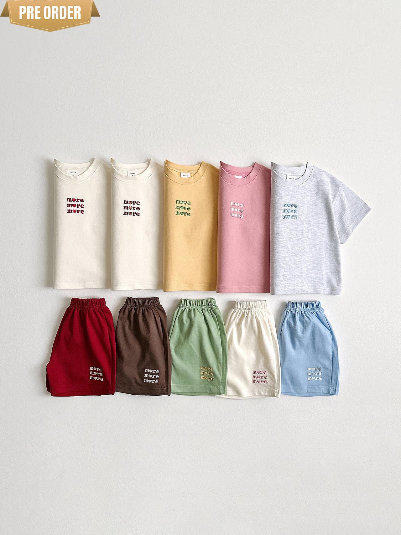 [Preorder] More Embroidered Contrast Set