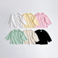 (5-6Y) Solid Loose Long-sleeve Tee