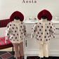 (2-3Y) Aosta Strawberry Cardigan