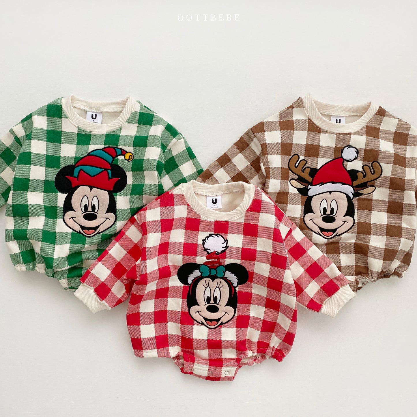 (0-6m) Christmas Plaid Bodysuit