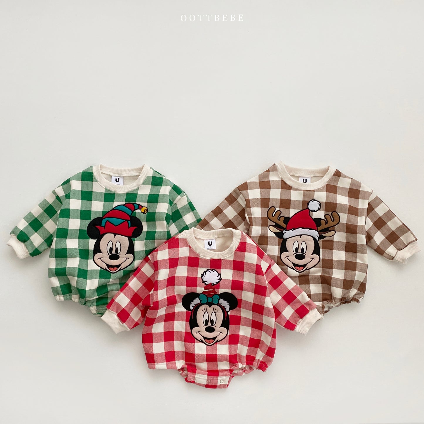 (0-6m) Christmas Plaid Bodysuit