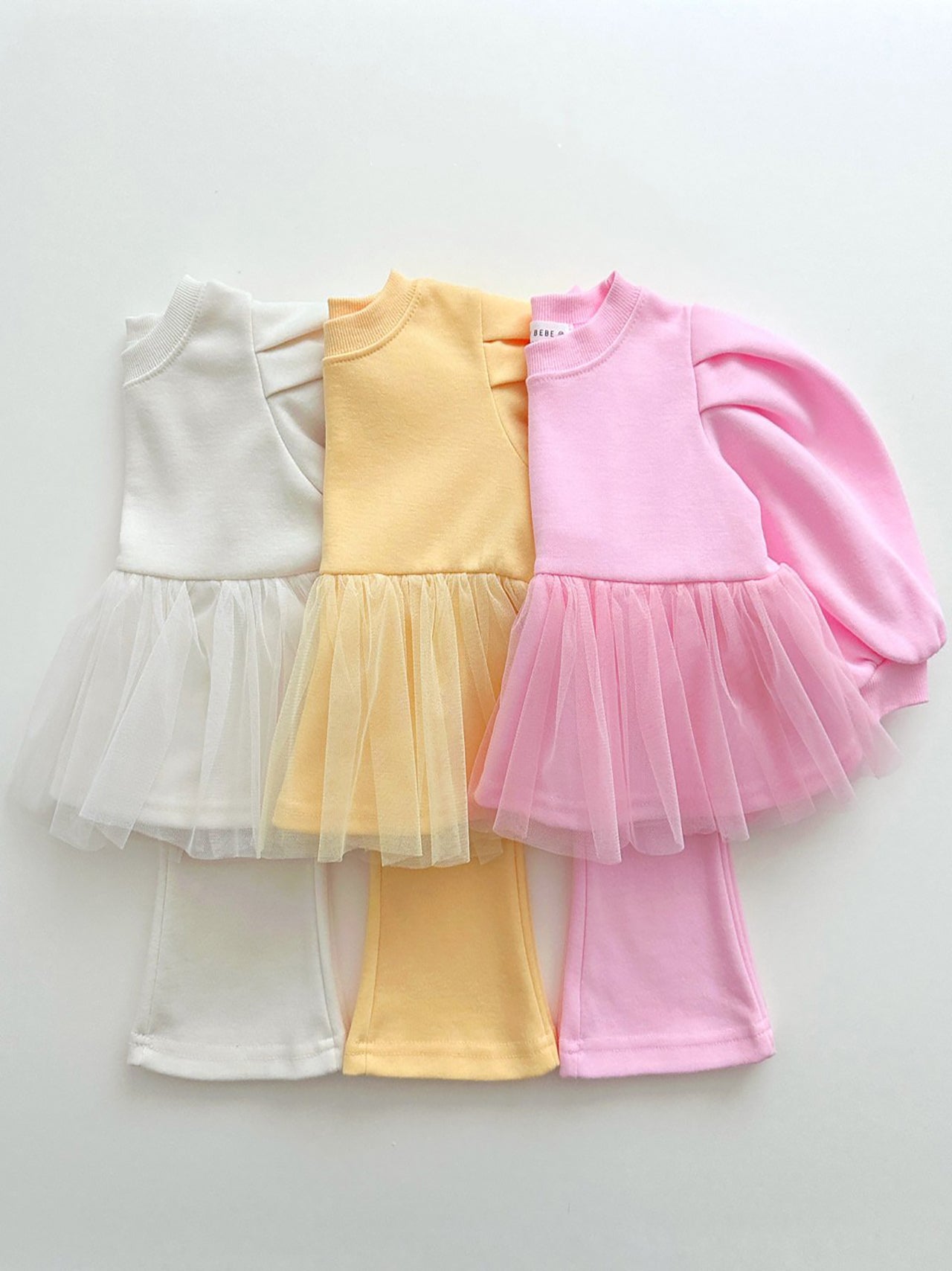 (2-4Y) Tutu Boot Cut Set