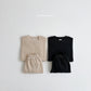 (2-4Y) Pleated Top and Bottom Set