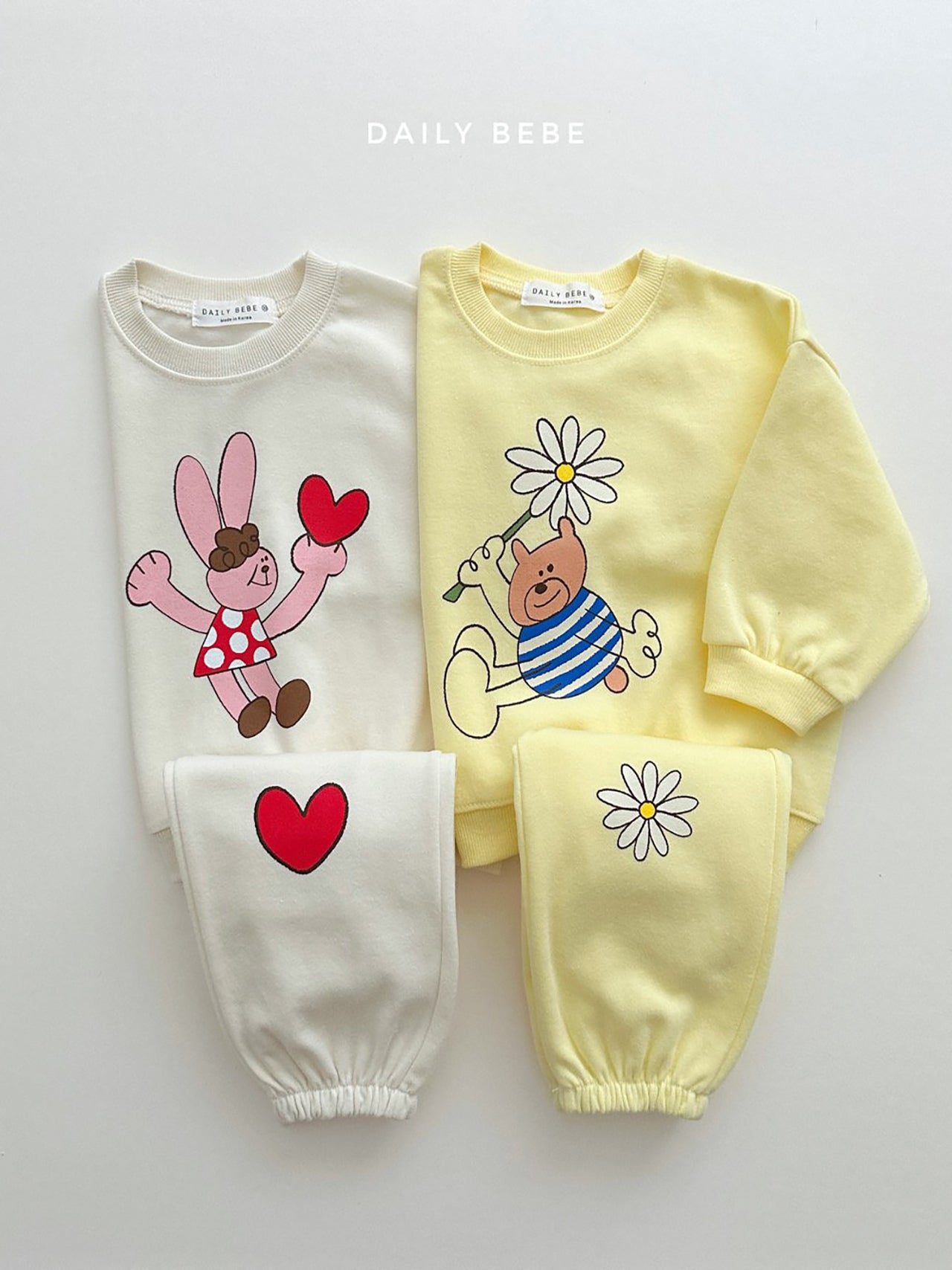 Bear Bunny Knee Set