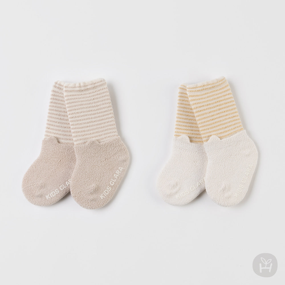 (2-4Y) Rebin Winter Socks - 2pc Set