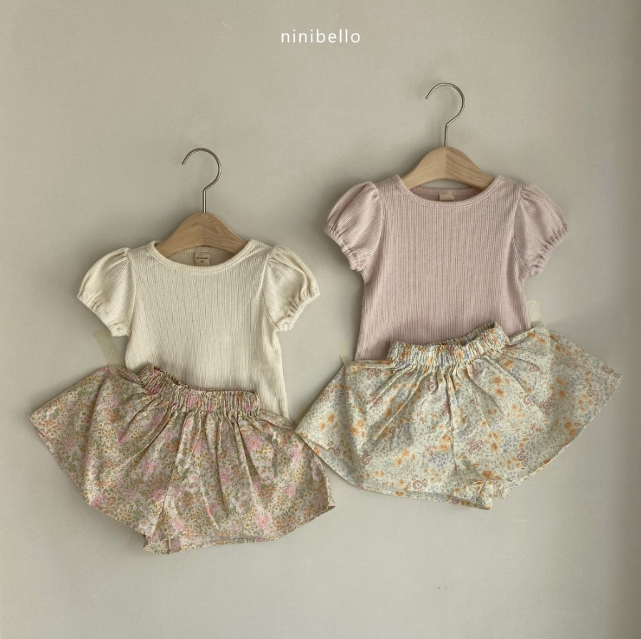 Ninibello Floral Skorts