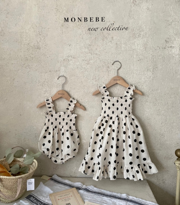 Monbebe Polka Dot Dress