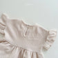 (1-5Y) Peekaboo Waffle Frill Set