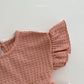 (1-5Y) Peekaboo Waffle Frill Set