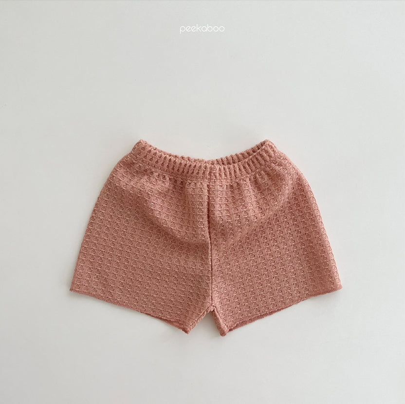 (1-5Y) Peekaboo Waffle Frill Set