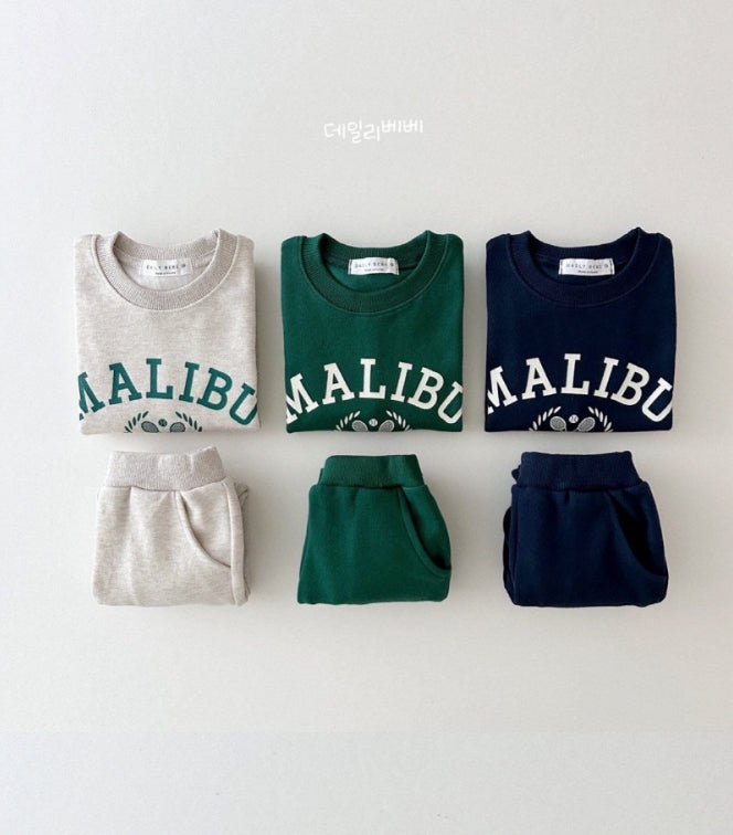 (4Y) Malibu Sweatshirt/pant Set