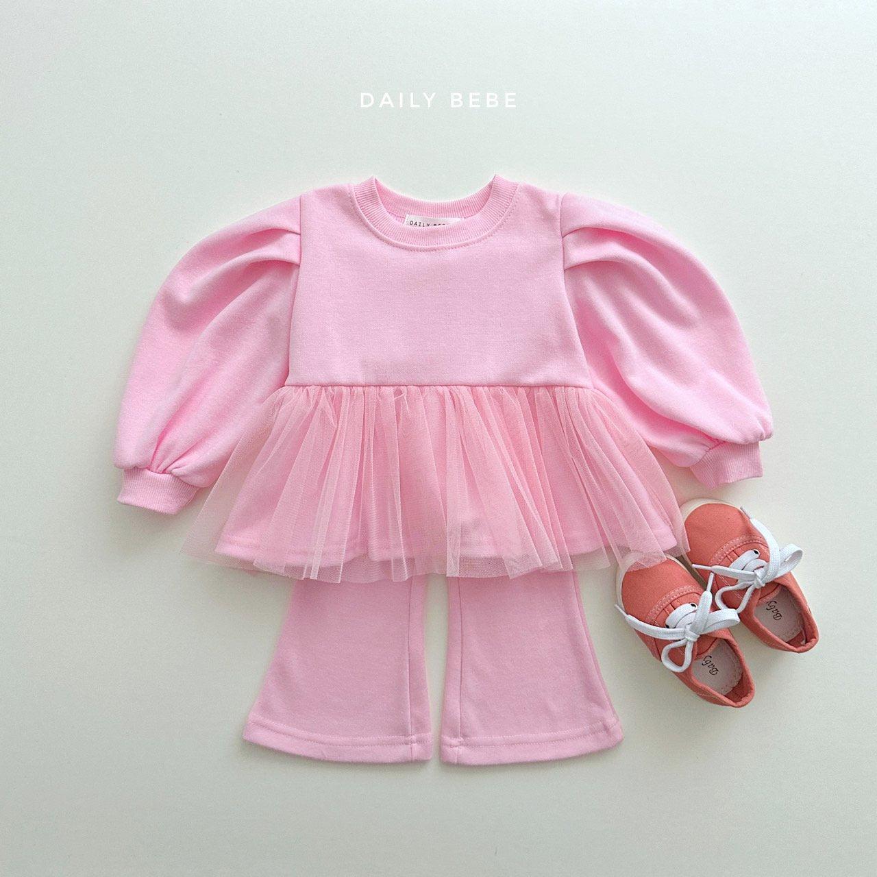 (2-4Y) Tutu Boot Cut Set