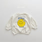 (2-3, 3-4Y) Smile Flower Sweatshirt