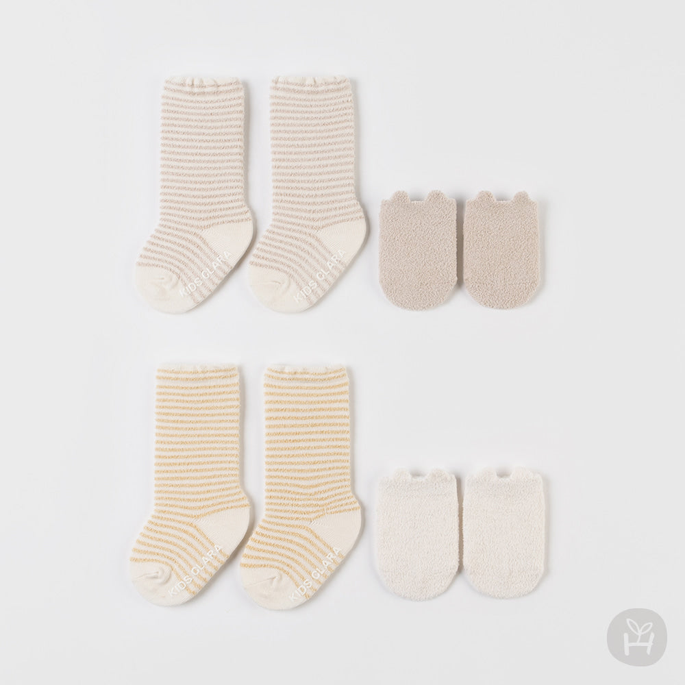 (2-4Y) Rebin Winter Socks - 2pc Set