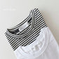 (2-4Y) White Layering LS Tee