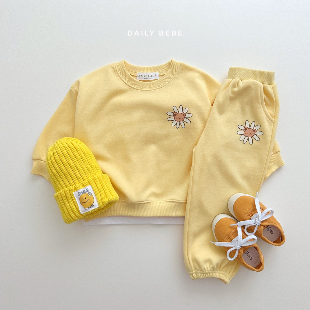 (5-6Y) Daisy Bear Set