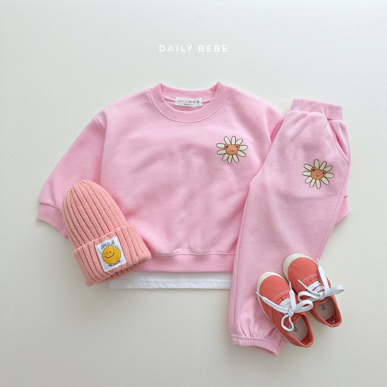 (5-6Y) Daisy Bear Set