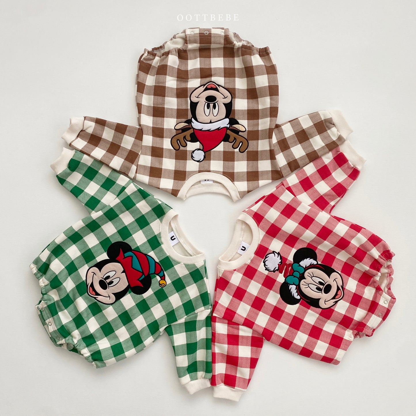 (0-6m) Christmas Plaid Bodysuit