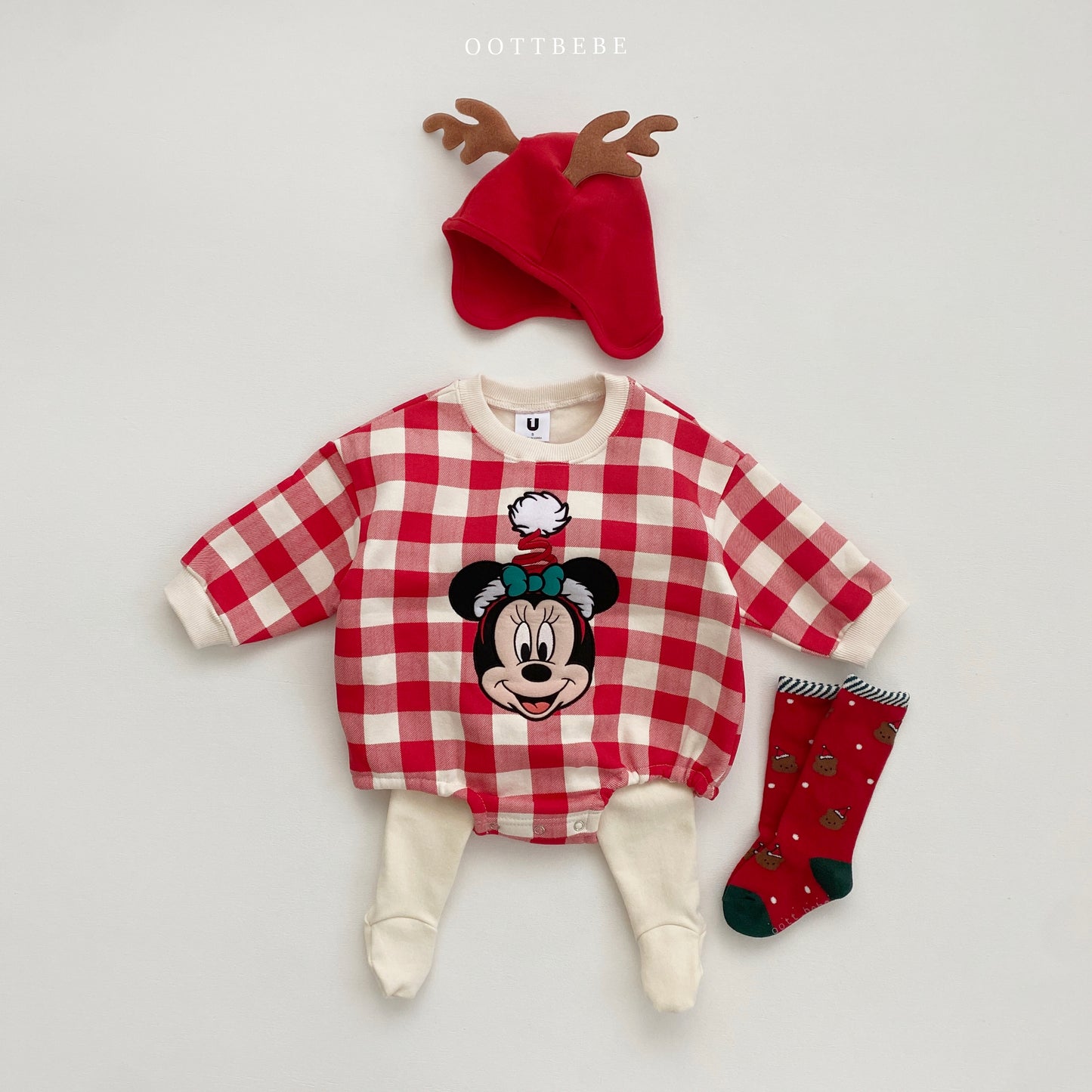 (0-6m) Christmas Plaid Bodysuit