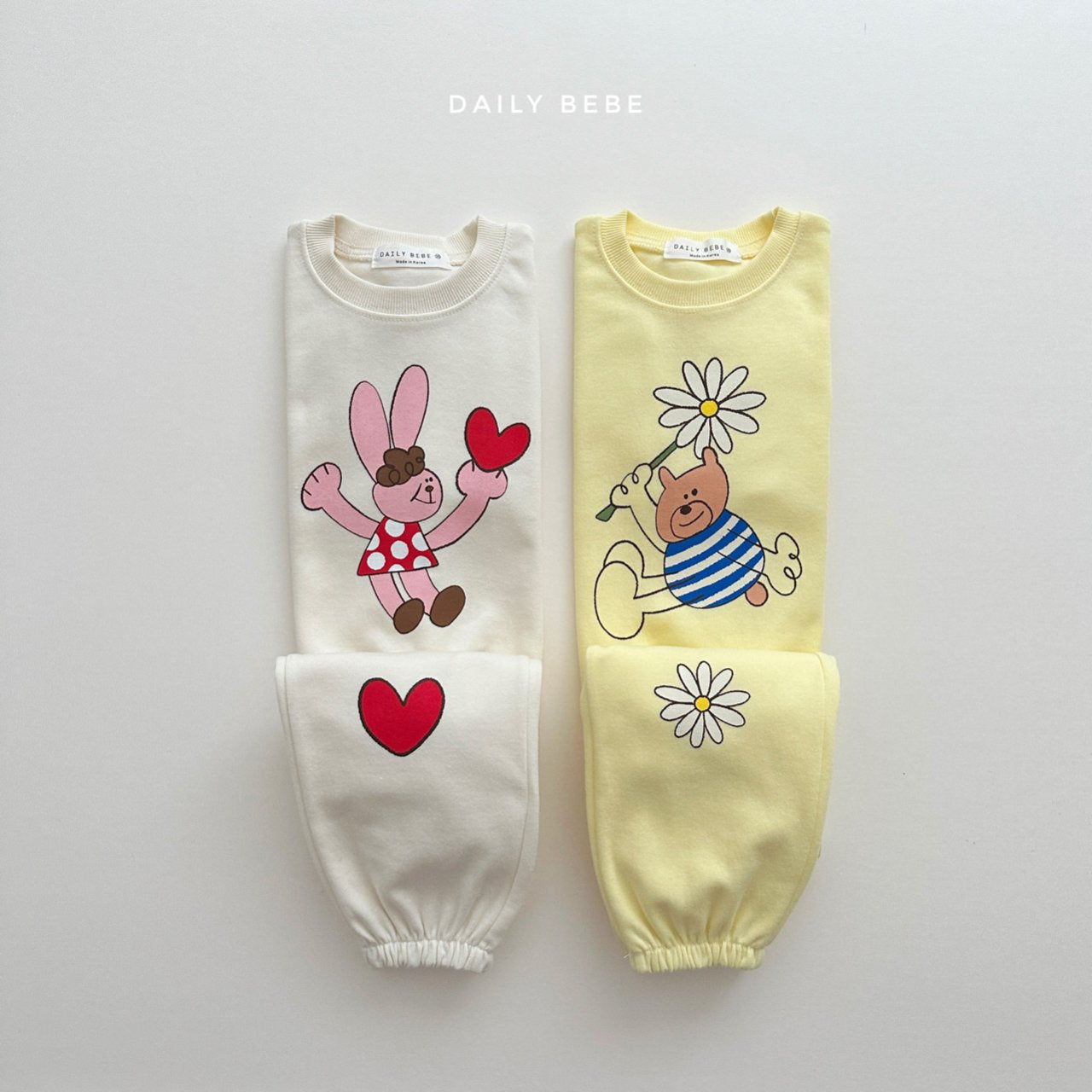 Bear Bunny Knee Set