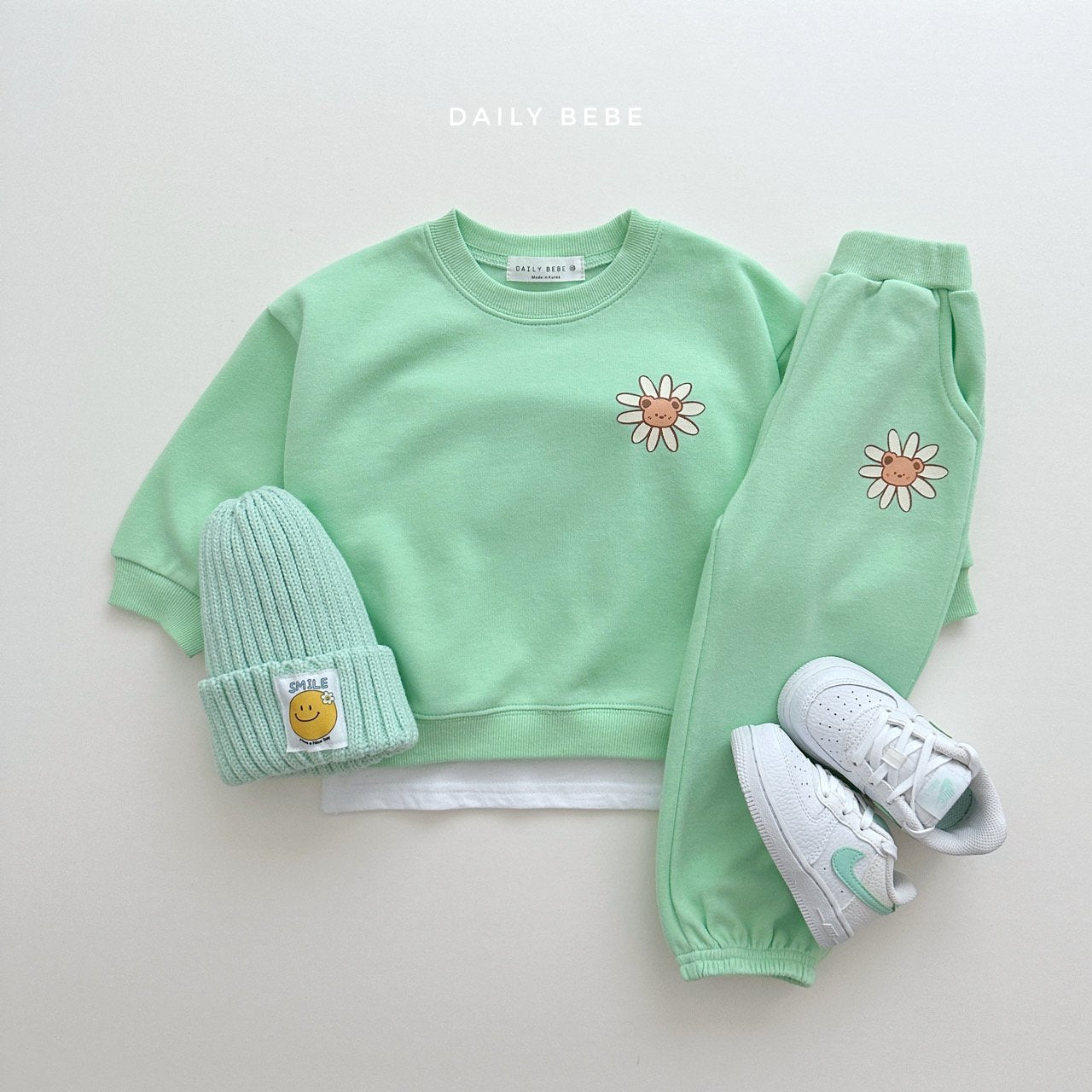 (5-6Y) Daisy Bear Set