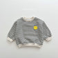 (2-3, 3-4Y) Smile Flower Sweatshirt