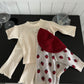 (2-3Y) Aosta Strawberry Cardigan