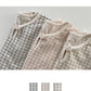 (1-5Y) Peekaboo Checkered set